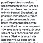 Compétition : L’Algérie bombe le torse à la Huawei ICT Competition dans les catégories cloud, Network et Innovation